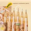 6pcs Capybara Mechanical Pencils with Built-In Erasers