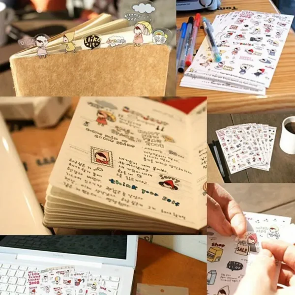 1710150404695-59bec9fbdfd543dfa27b2f9e1ea59608-goods 6pcs Little Red Rider Stickers