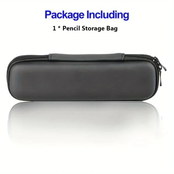 1711439731333-a80338f5314b453bad98607fd527f415-goods 1pc Black Pencil Holder Pen Case EVA Hard Shell Stylus Earphone Pouch Stationery Cover Box Makeup Storage Bag Office Use