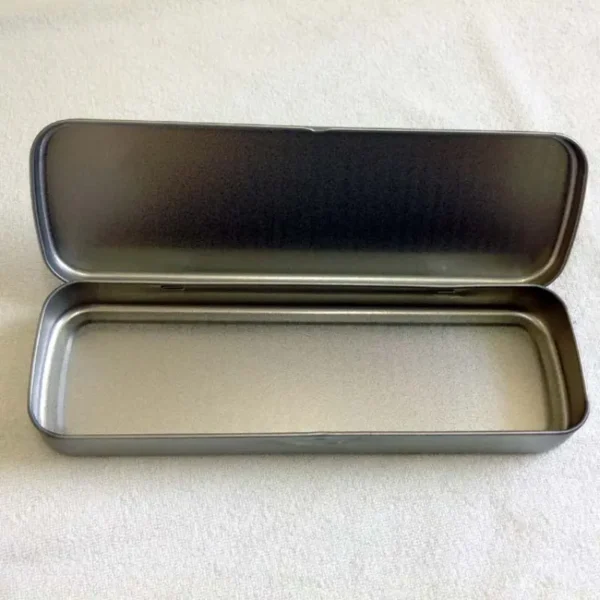 1pc Sleek Metal Pencil Case