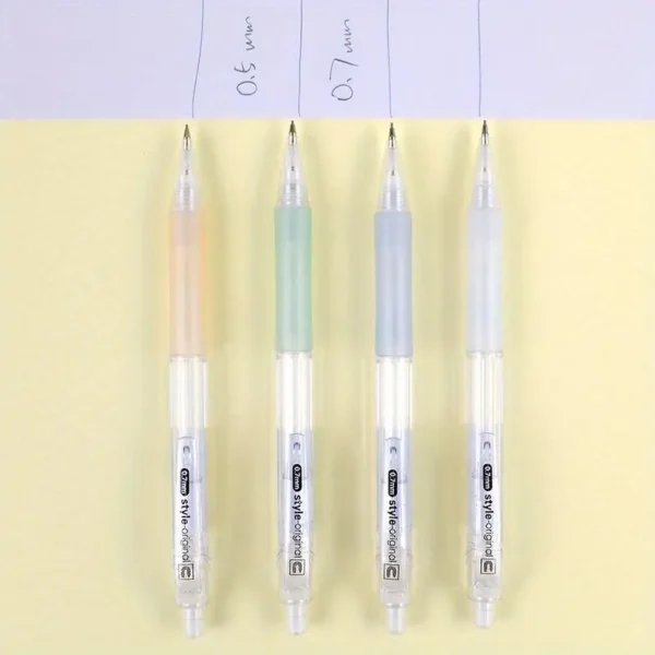 4pcs 0.5mm Mechanical Pencils with Erasers