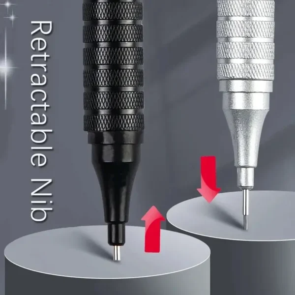 2 Pencils/set Low Center of Gravity Metal Mechanical Pencil Set