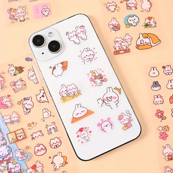 1b9758f4-8d29-494e-860e-856eead10dd3 10 Sheets (Single Pack) Cartoon Little White Rabbit