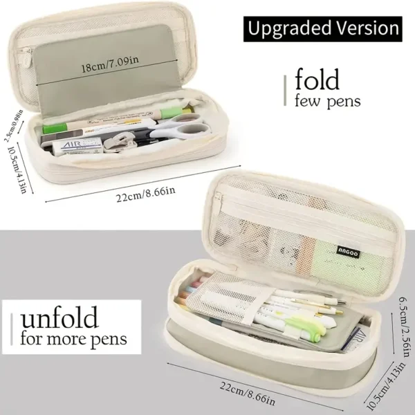 21b84879b5b458a17cfe99218ab2bf52 Double layer Pencil Case Large-capacity