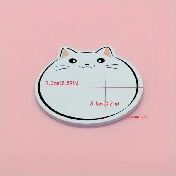 2aae362d-d2eb-4222-80a4-f5836afdfba2 5 Pack Cartoon Kitty Sticky Notes