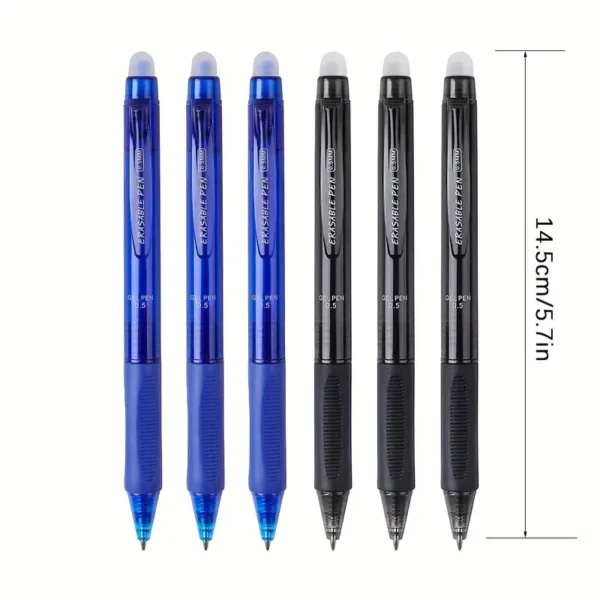 8pcs/set Creative Large Capacity Erasable Pen Set 0.5mm