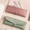 1pc Random Leather Pencil Case