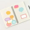 250pcs Colorful Blank Speech Bubble Stickers for Scrapbooking, Planners, Diaries And Calendars