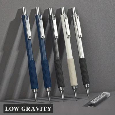 High end series automatic pencil set with extra lead core