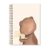 64ee5c50bbc24f34a1d78abf66fdd6ab-goods 1pc Weekly Planner Cute Bear Hug JournalDaily Planner