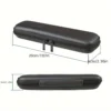 9e473ef4-3cf2-4148-bf44-466a7e59afc9 1pc Black Pencil Holder Pen Case EVA Hard Shell Stylus Earphone Pouch Stationery Cover Box Makeup Storage Bag Office Use