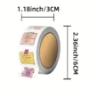 a7c5345a-5390-4208-8a5f-1e1405b0da5a 1 Roll/500 Sheets Bible Sticky Notes Roll Stickers