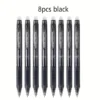 8pcs/set Creative Large Capacity Erasable Pen Set 0.5mm